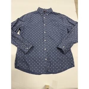 Urban Pipeline Shirt Mens Xlarge Blue Long Sleeve Button Down MaxFlex